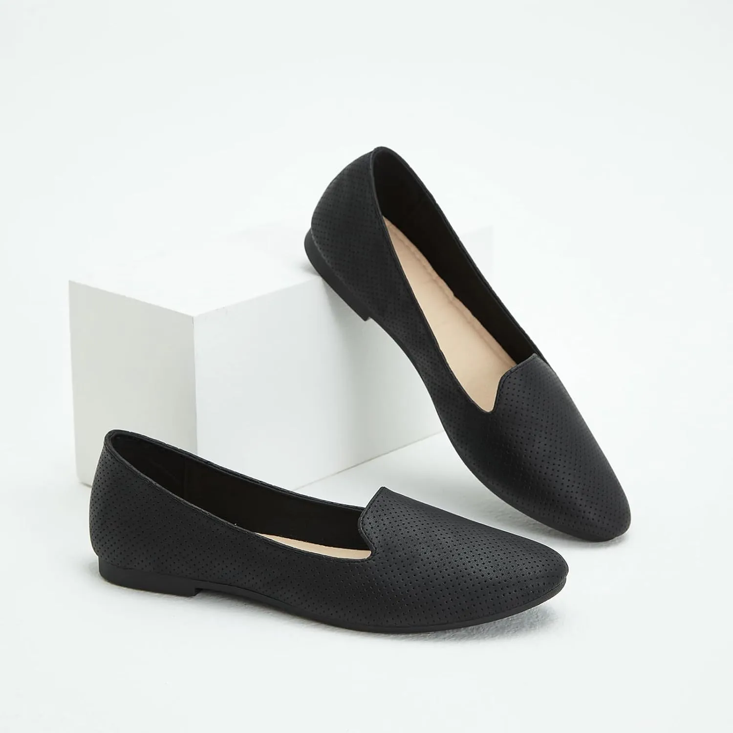 Ballet Flats Shoes for Women Dress Shoes Comfortable Dressy Casual Business Slip on Shoes Loafers