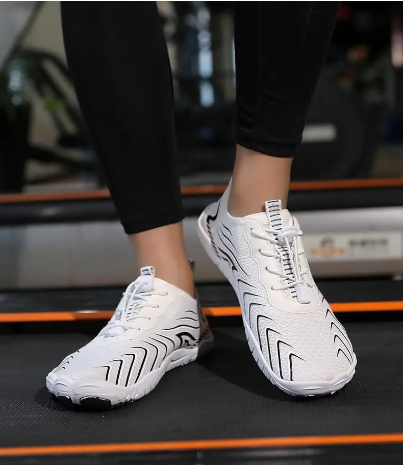 Barefoot Shoes Men Toe Shoes for Men Minimalist Shoes Mens Barefoot Shoes Mens Workout Shoes Men's Cross-Trainer Water Shoes Non-Slip Breathable Barefoot Beach Pool Aqua Swim Surf Hiking Walking Shoes