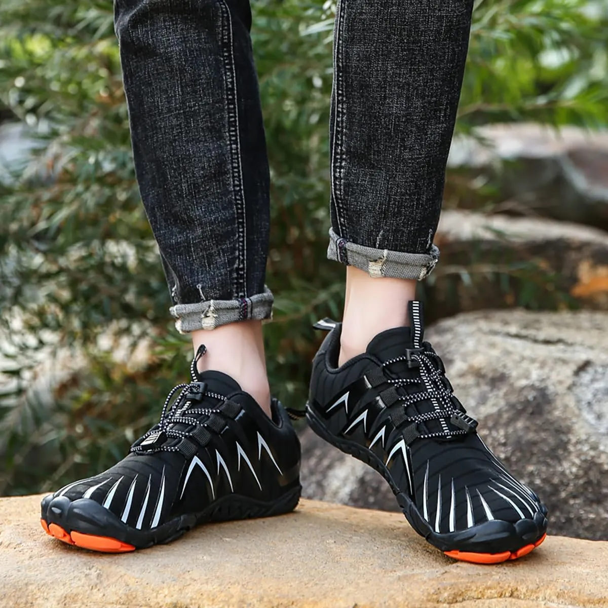 Barefoot Shoes Men Women Wide Toe Box Minimalist Cross Trainer Zero Drop Sole Casual Trail Running Hiking Sneakers
