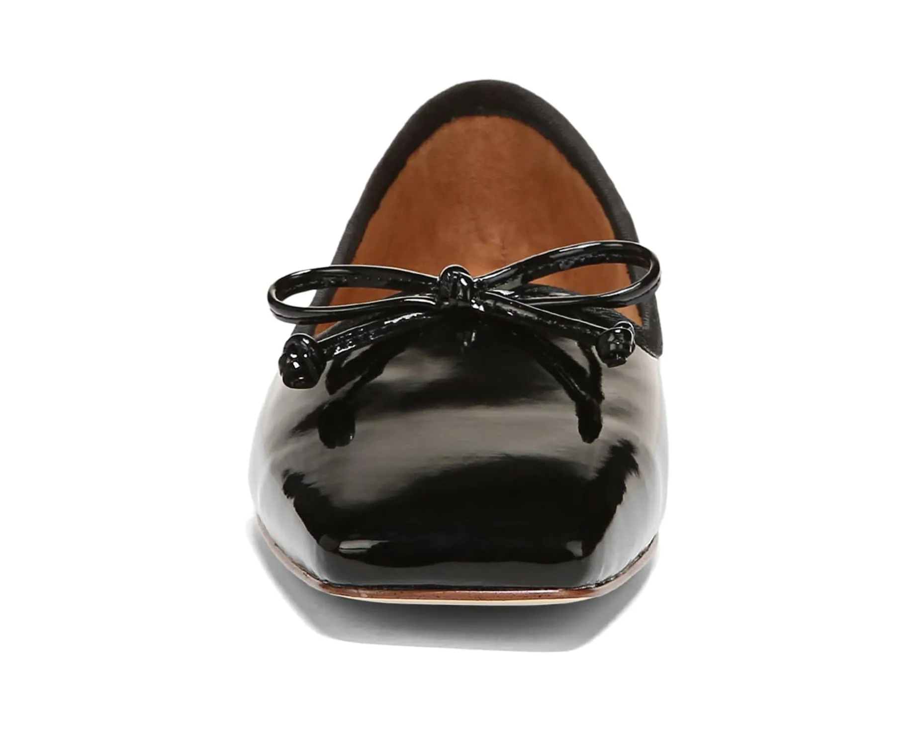 Beautifully designed Square-Toe Detail Edelman Teresa Ballet Flat Bow Black Patent Sam By Wide range Circus Vamp