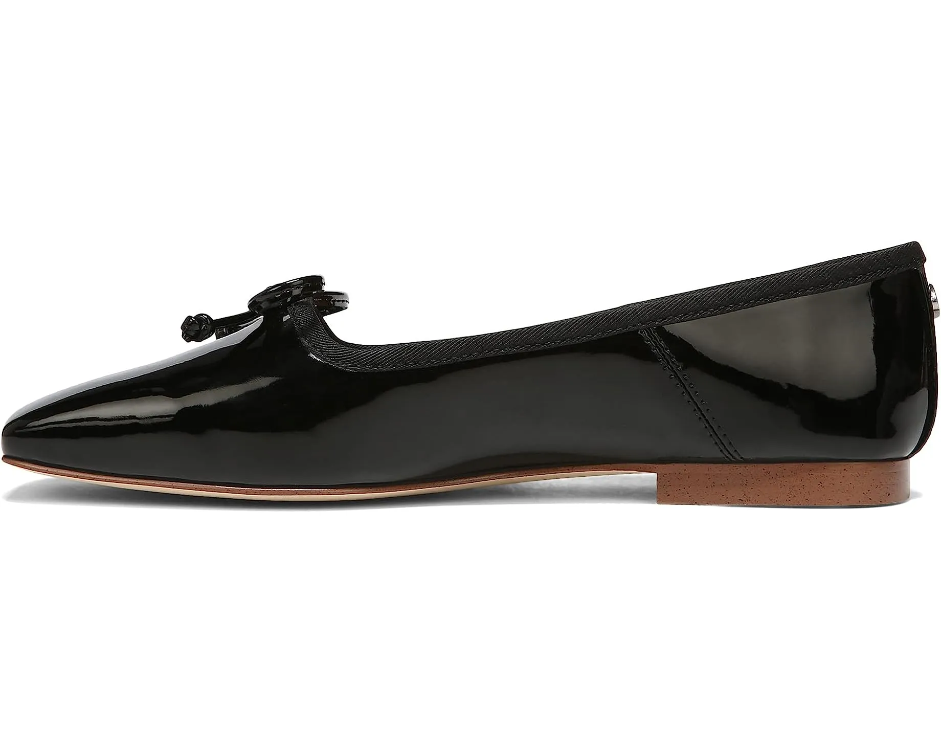 Beautifully designed Square-Toe Detail Edelman Teresa Ballet Flat Bow Black Patent Sam By Wide range Circus Vamp