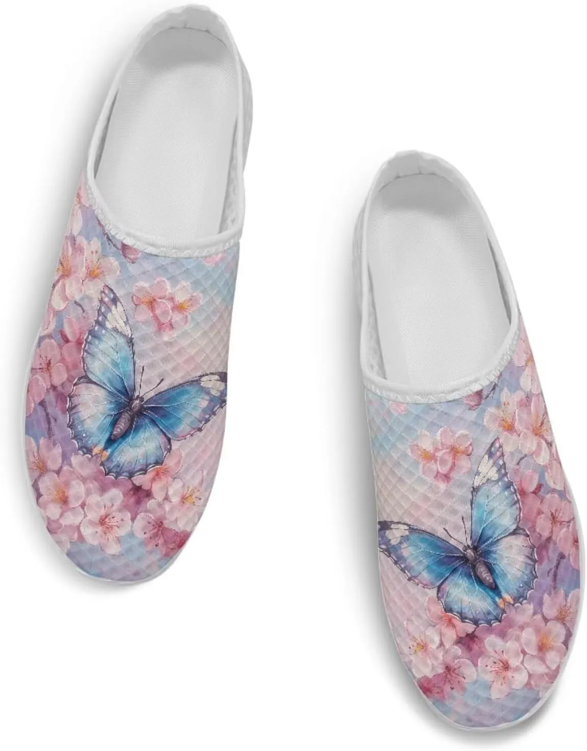 Binienty Women's Arch Support Round Toe Garden Clogs Slip On Breathable Mule Sneakers Wide Width Homen Slippers for Indoor Outdoor