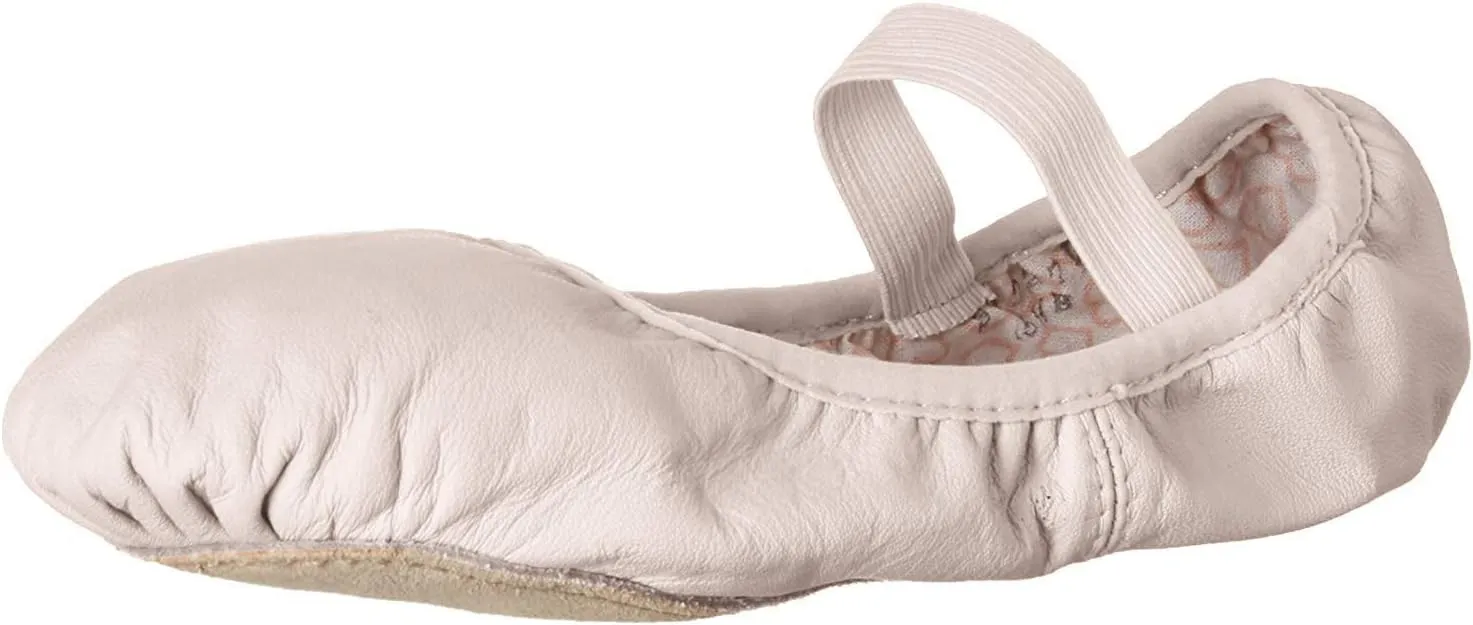 Bloch Child Ballet Shoes Toddler Shoes, Girls Shoes, High Durability Soft Leather Upper, Flexibility Full Suede Outsole, Pre-Sewn Elastic, 7.5 Narrow
