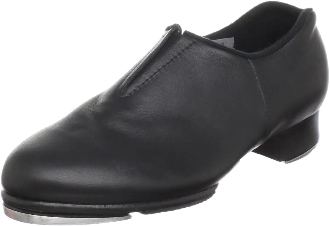 Bloch girls Tap-flex Slip on dance shoes, Black, 11.5 Little Kid US