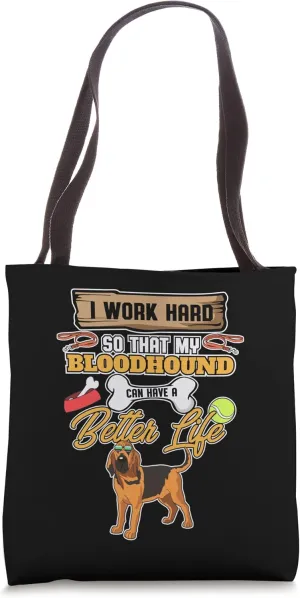 Bloodhound Lover I Dog Lover I Funny Bloodhound Tote Bag