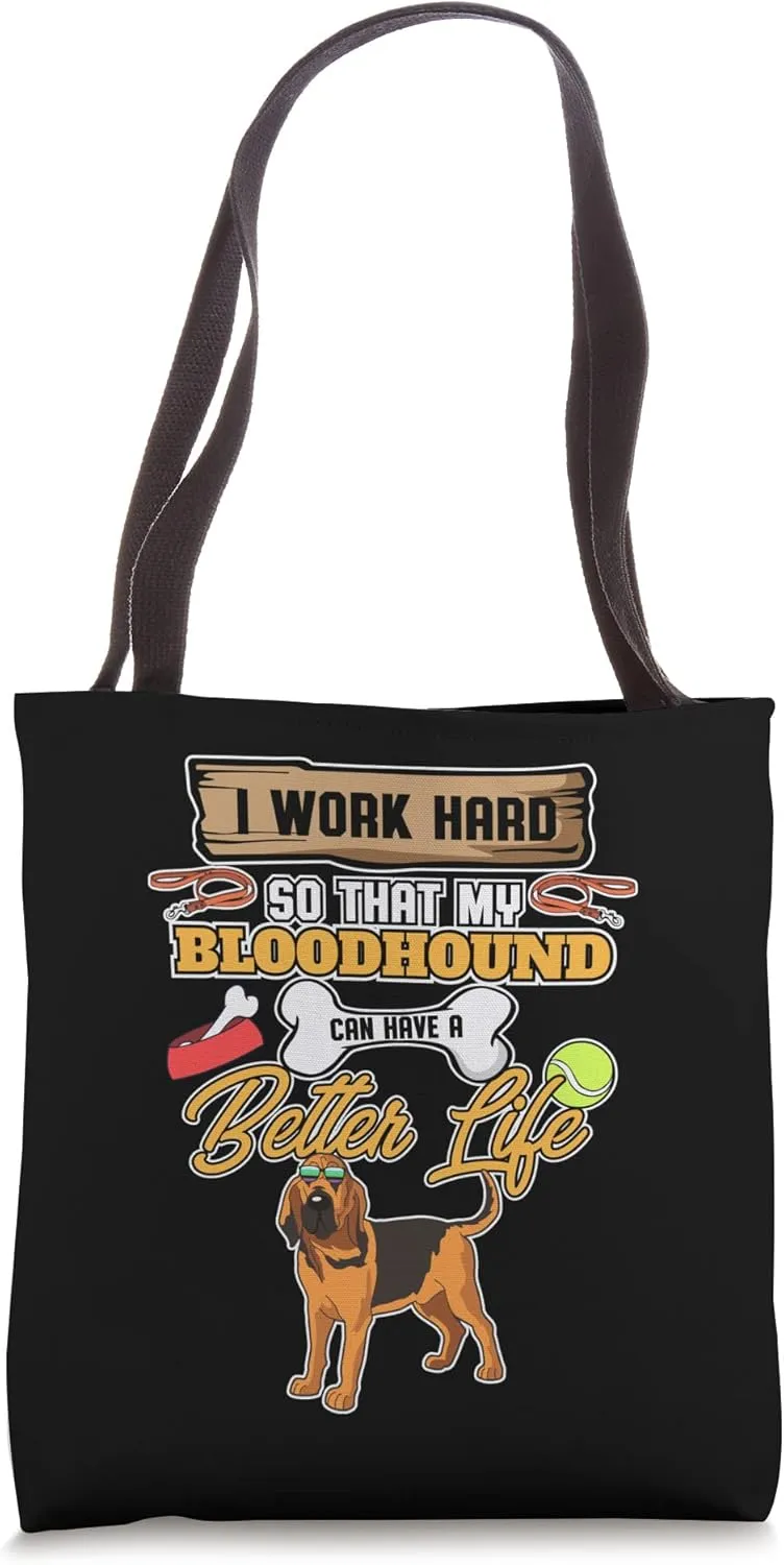 Bloodhound Lover I Dog Lover I Funny Bloodhound Tote Bag