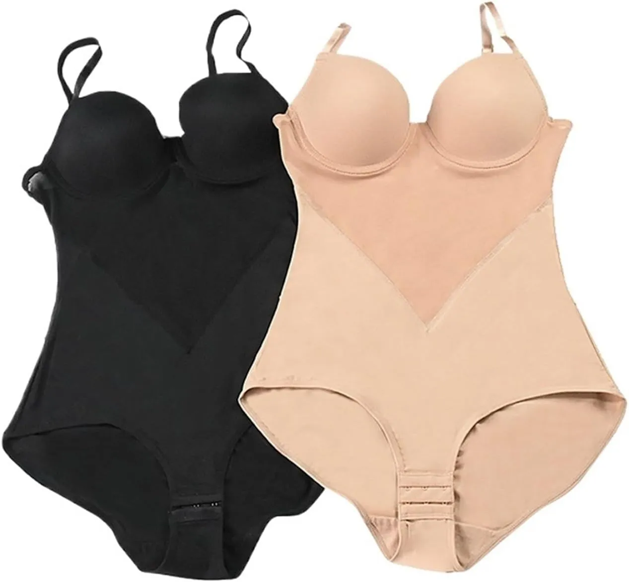 Body Shapewear Women's Binders Mesh Bodysuit Breathable Waist Trainer Butt Lifter Slimming Corset Underwear