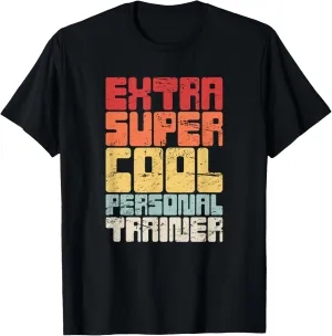 Bodybuilding Exercise & Fitness / Retro Personal Trainer T-Shirt
