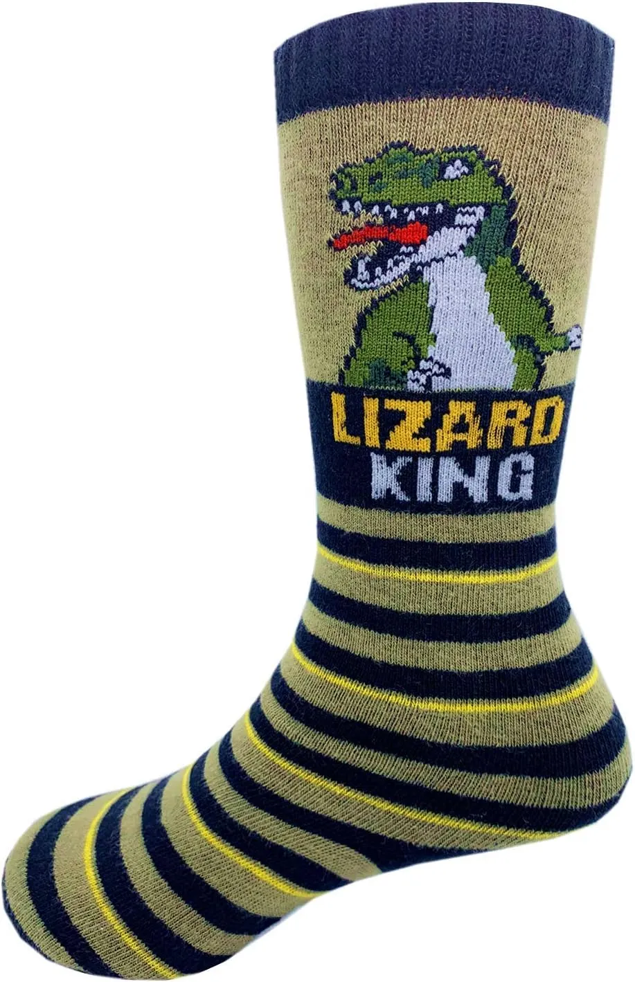 Boys Knee High Tube Socks Dinosaur Comfort Cotton Stockings Socks 8 Pair Pack
