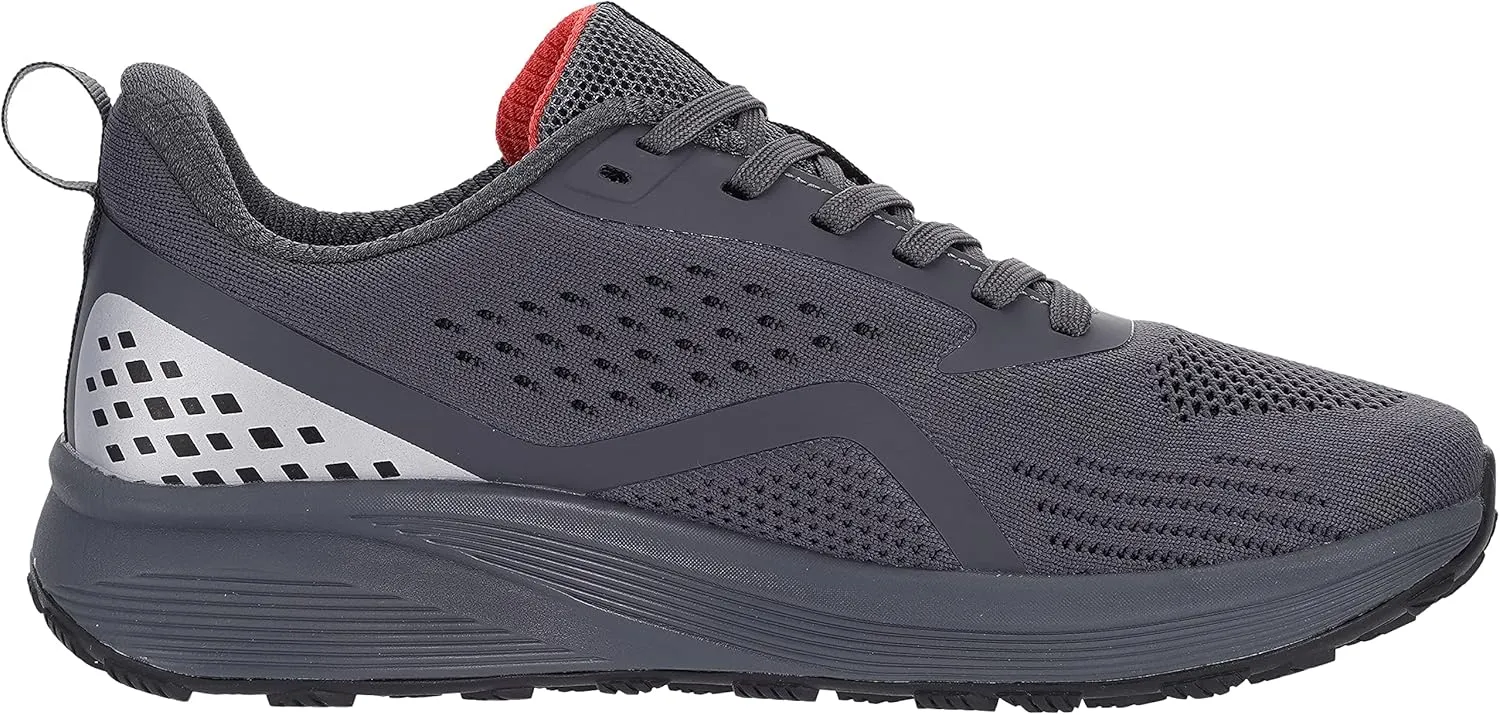 BRONAX Men's Wide Cushioned Supportive Road Running Shoes | Wide Toe Box | Rubber Outsole