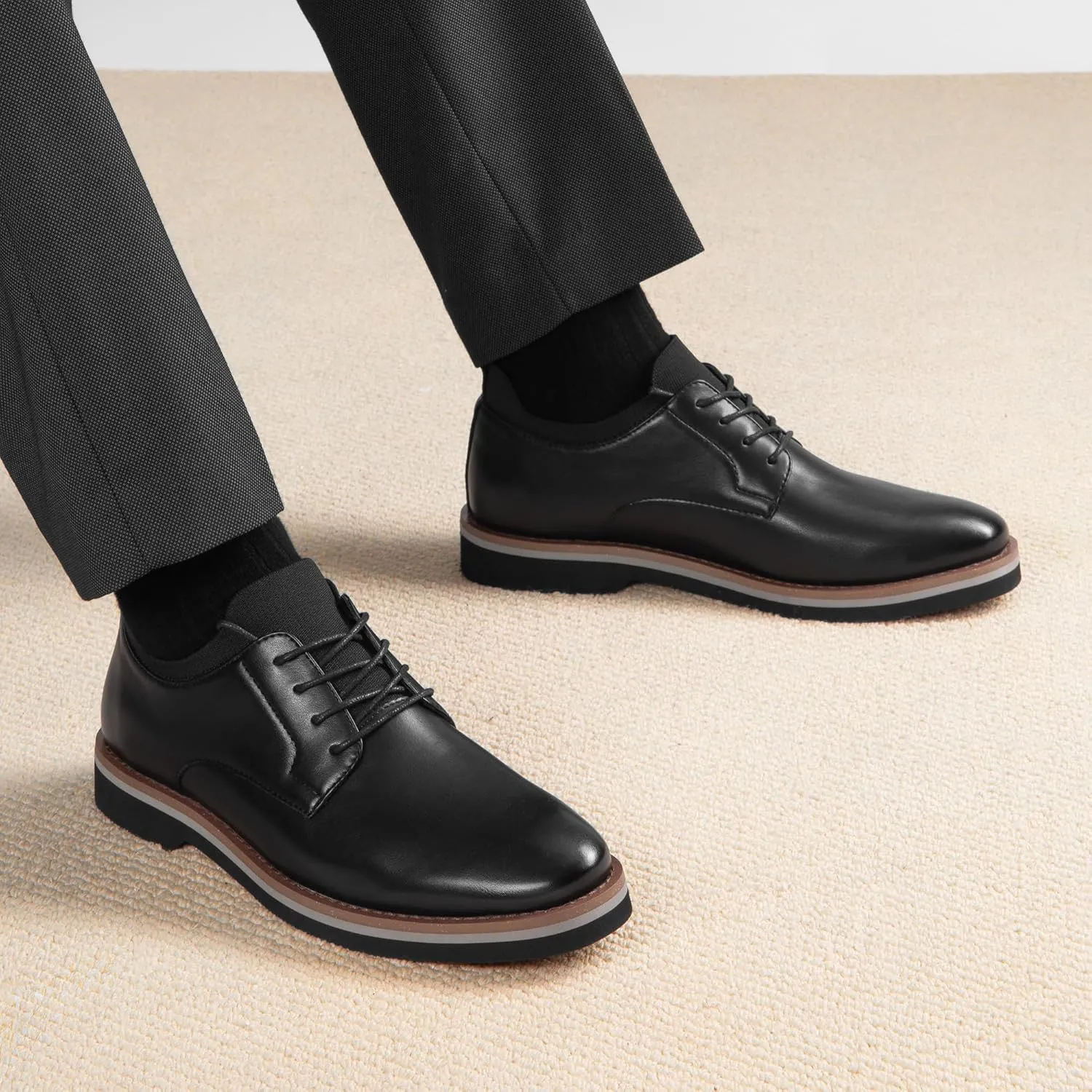 Bruno Marc Men's Lace-Up Comfortable Fashion Dress Shoes