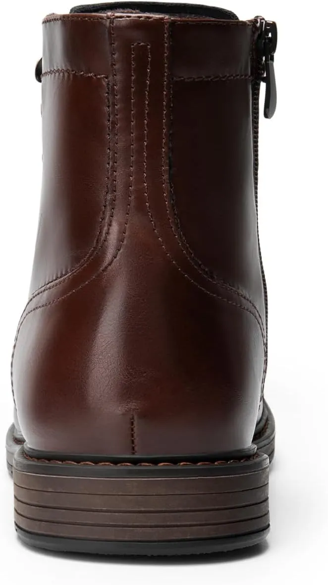Bruno Marc Men's Motorcycle Boots Oxford Dress Boot