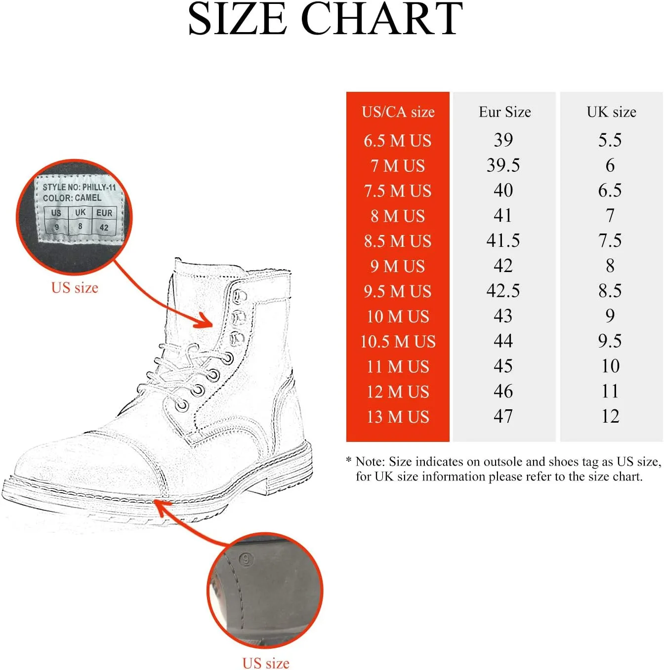 Bruno Marc Men's Motorcycle Boots Oxford Dress Boot