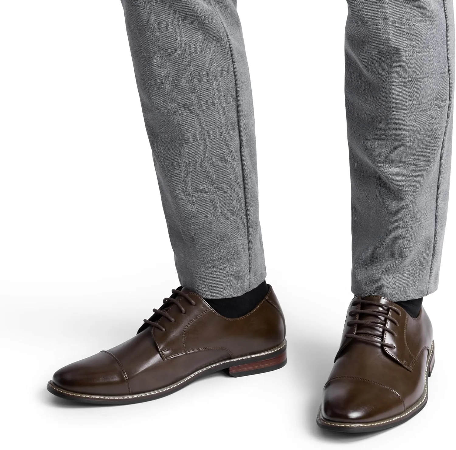 Bruno Marc Men's Prince Classic Modern Formal Oxford Lace Up Dress Shoes