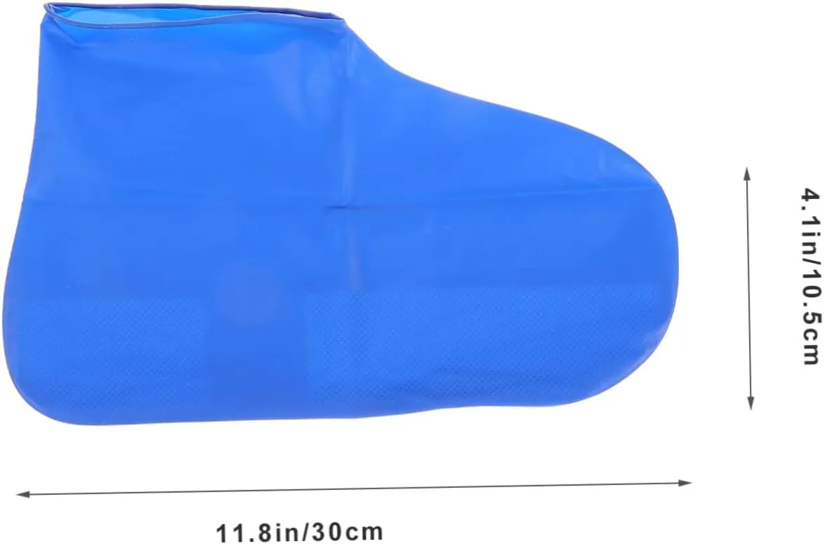 CANIGHT Waterproof Boot Covers 2 Non Slip Reusable Shoe Covers for Rain Snow Cycling Sports Activities
