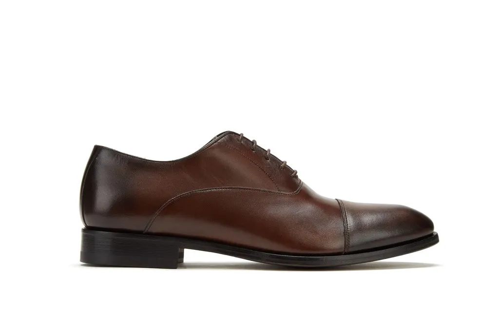 Cap Toe Oxford | Dark Brown