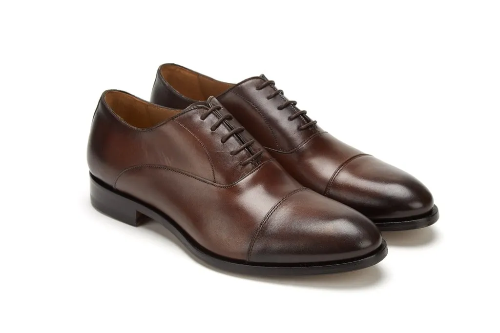 Cap Toe Oxford | Dark Brown