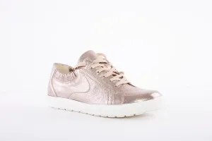 CAPRICE - 23650 LACE UP SHOE - TAUPE METALLIC