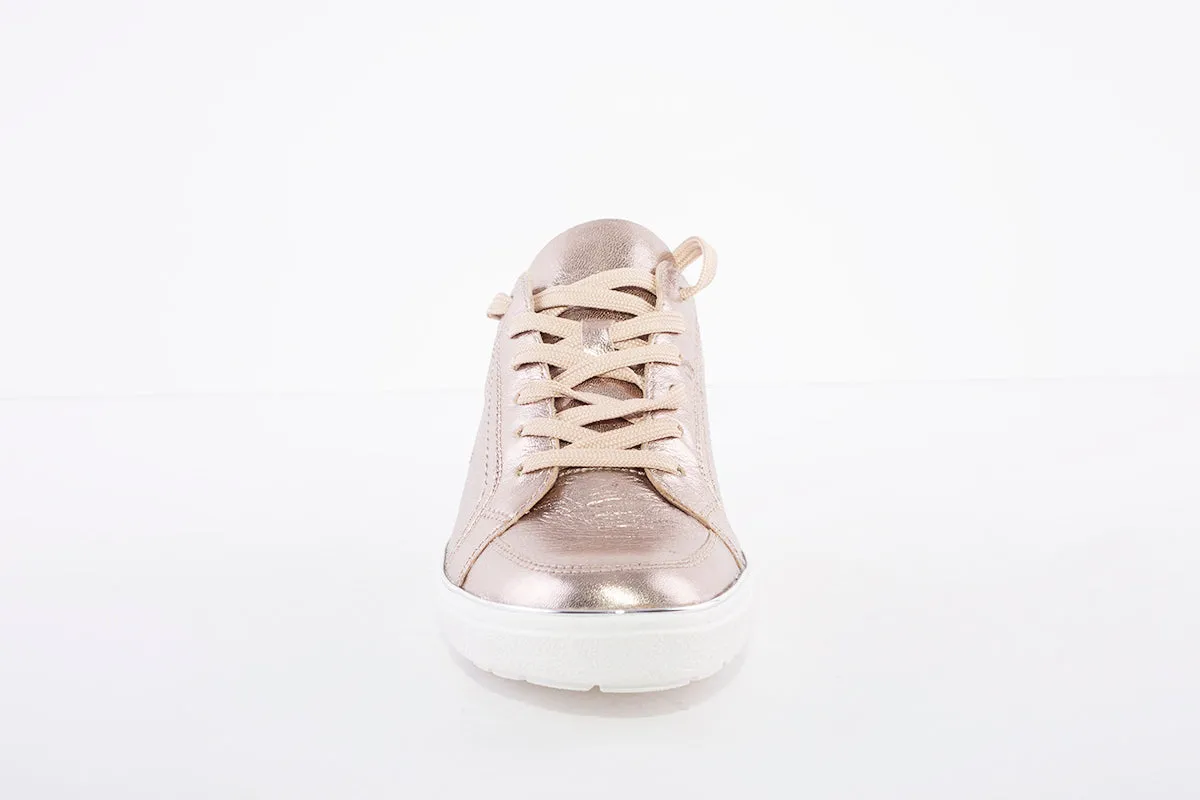 CAPRICE - 23650 LACE UP SHOE - TAUPE METALLIC