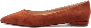 Castamere Women's Comfortable Ballet Slip-on Flats Pointed Toe Elegant Pumps with Low Heels