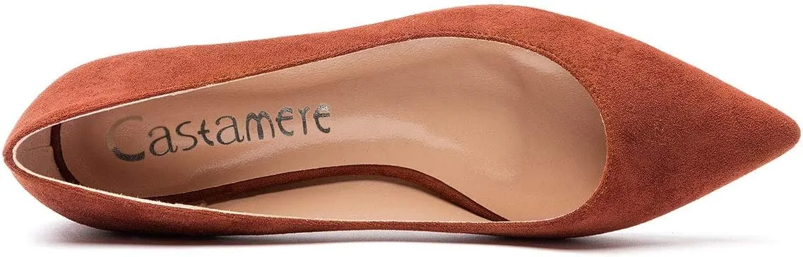 Castamere Women's Comfortable Ballet Slip-on Flats Pointed Toe Elegant Pumps with Low Heels