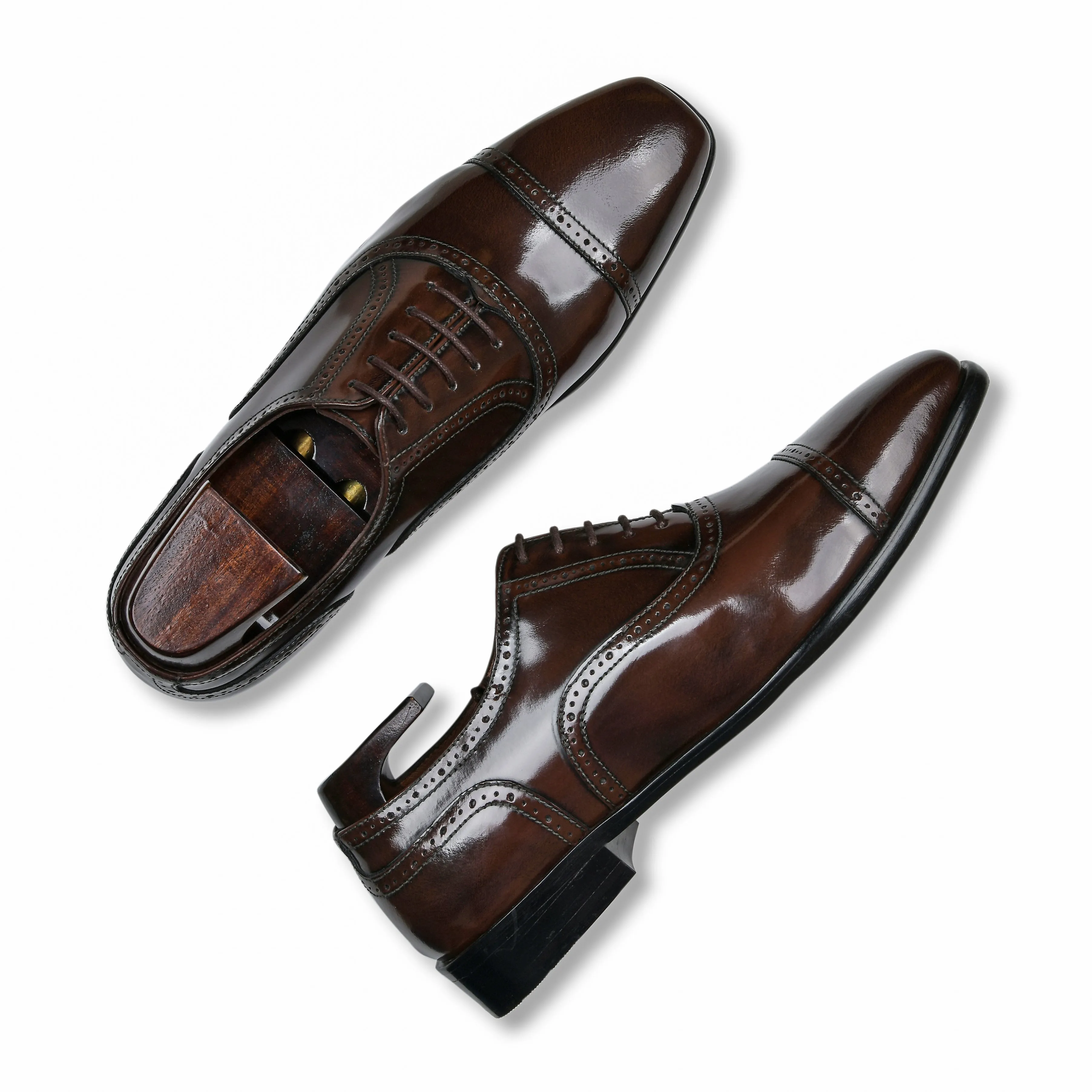 CHARLES | BRUSHOFF BROWN
