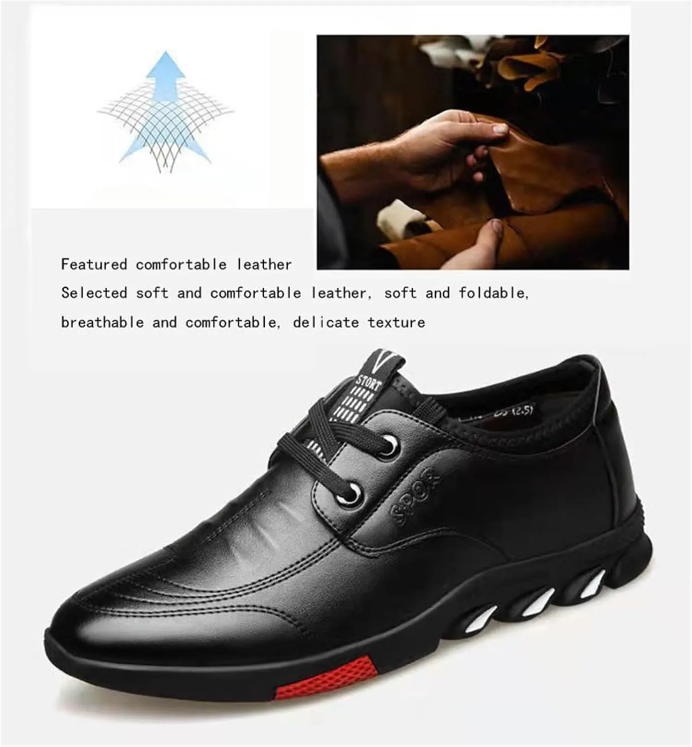 Chef Shoes for Men, Men's Casual Leather Lace-Up Non Slip Waterproof Oil Resistant Kitchen Chef Shoe, Nursing Garden Durable Service Walking Sneakers, for Camping and Yard, Garden Work