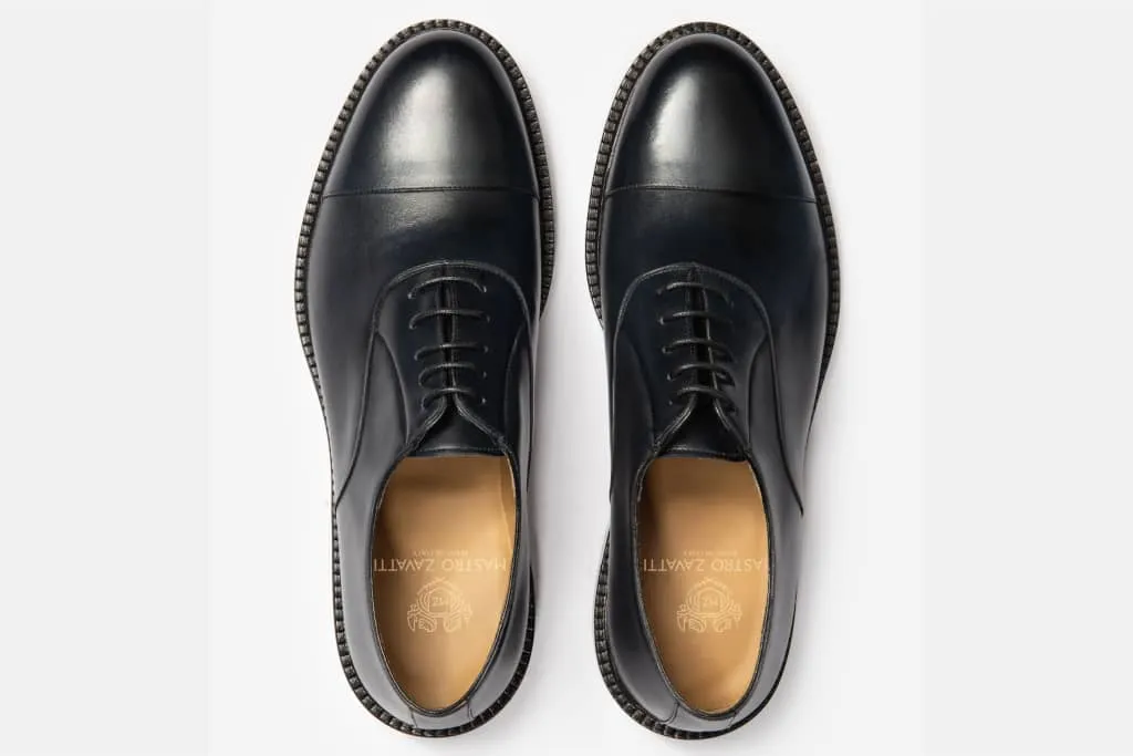 Chunky Cap Toe Oxford | Navy Blue