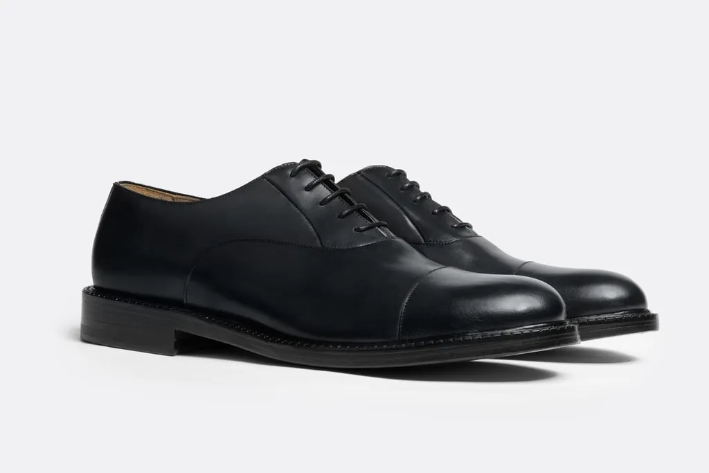 Chunky Cap Toe Oxford | Navy Blue
