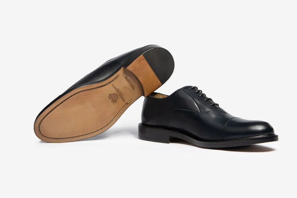 Chunky Cap Toe Oxford | Navy Blue