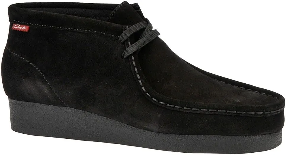 CLARKS Padmore Black Leather Oxford Shoes Mens Size 12