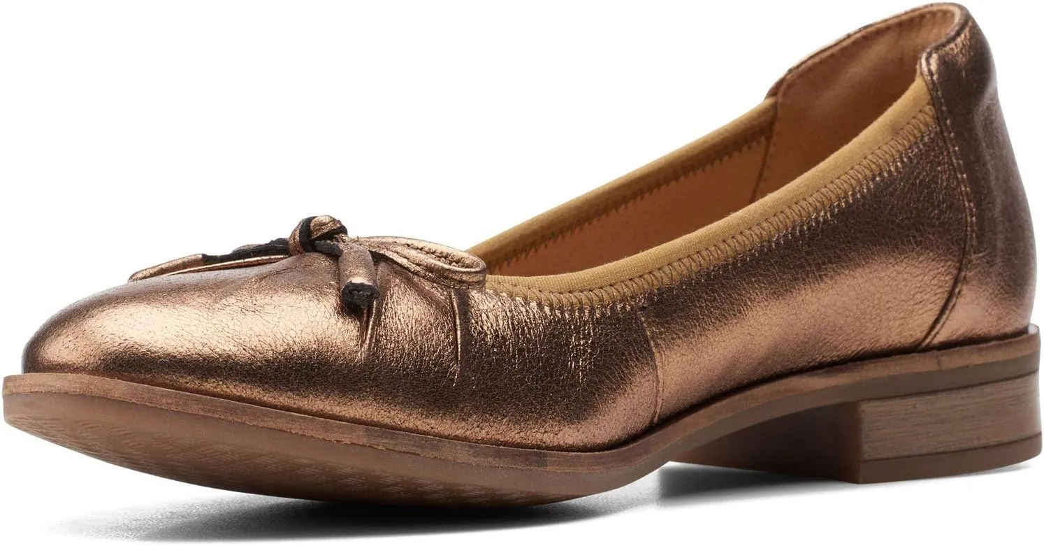 Clarks Women's Trish Rhea Ballet Flat