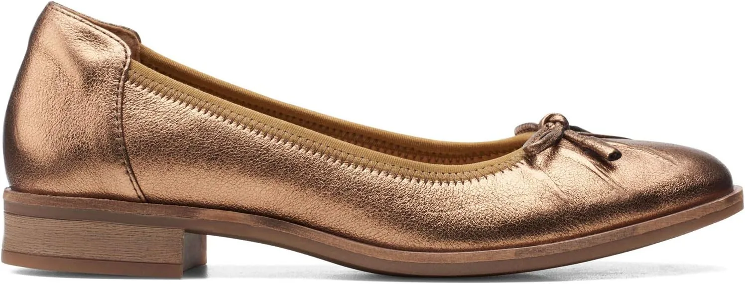 Clarks Women's Trish Rhea Ballet Flat