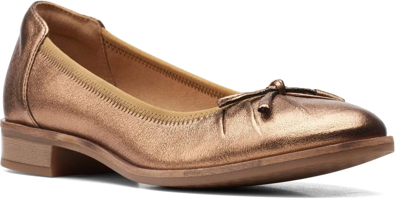 Clarks Women's Trish Rhea Ballet Flat