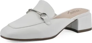 CLIFFS BY WHITE MOUNTAIN Women's Quin Low Block Heel Loafer Style Mule
