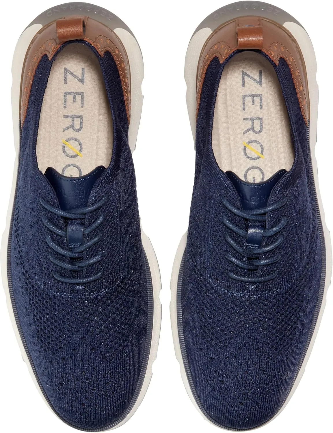Cole Haan 4.Zerogrand Stitchlite Men's Oxford Shoes, Lightweight Breathable Knit, Modern Casual Style, Lace-Up Design