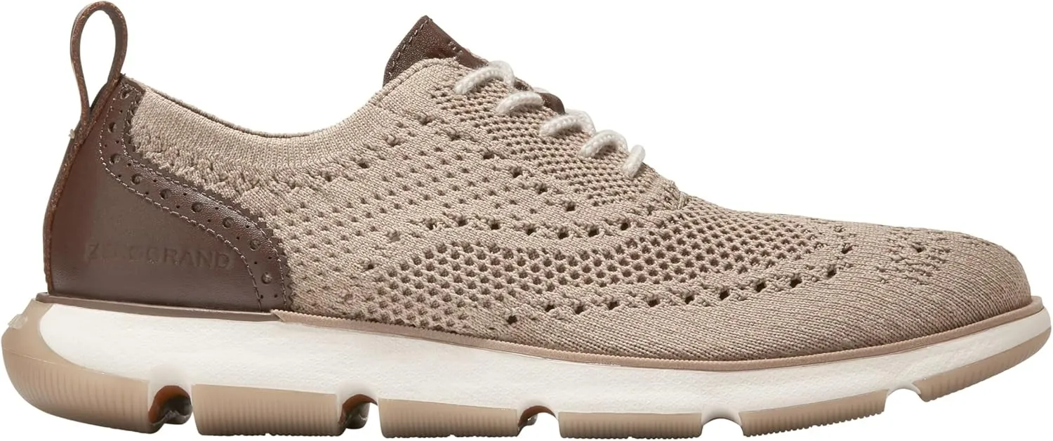 Cole Haan 4.Zerogrand Stitchlite Men's Oxford Shoes, Lightweight Breathable Knit, Modern Casual Style, Lace-Up Design