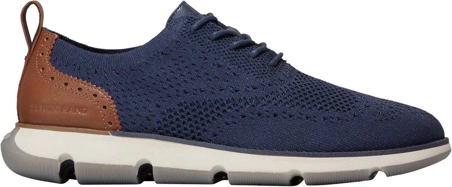 Cole Haan 4.Zerogrand Stitchlite Men's Oxford Shoes, Lightweight Breathable Knit, Modern Casual Style, Lace-Up Design