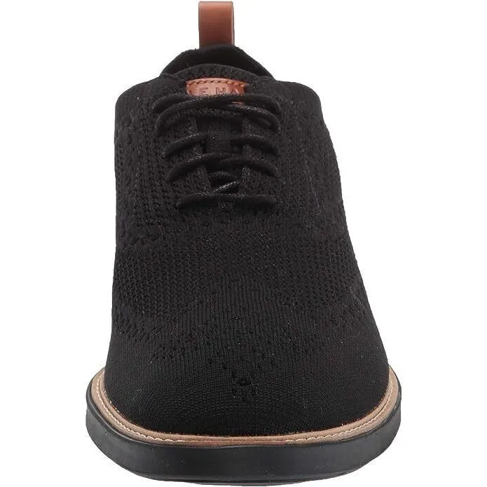 Cole Haan Mens GrandEvOlution Sititchlite Oxford Black Knit C32152