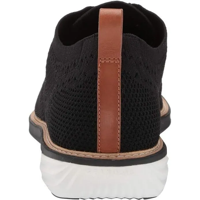 Cole Haan Mens GrandEvOlution Sititchlite Oxford Black Knit C32152