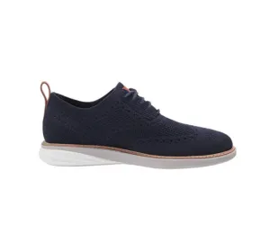 Cole Haan Mens GrandEvOlution Sititchlite Oxford Marine Blue Knit C32153