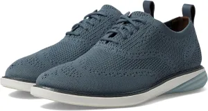 Cole Haan Men's GrandEvOlution Stitchlite Oxford, Stormy Weather/Ivory, 8.5