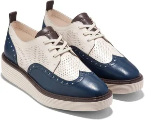 Cole Haan Women's Originalgrand Platform Wing Tip Oxford