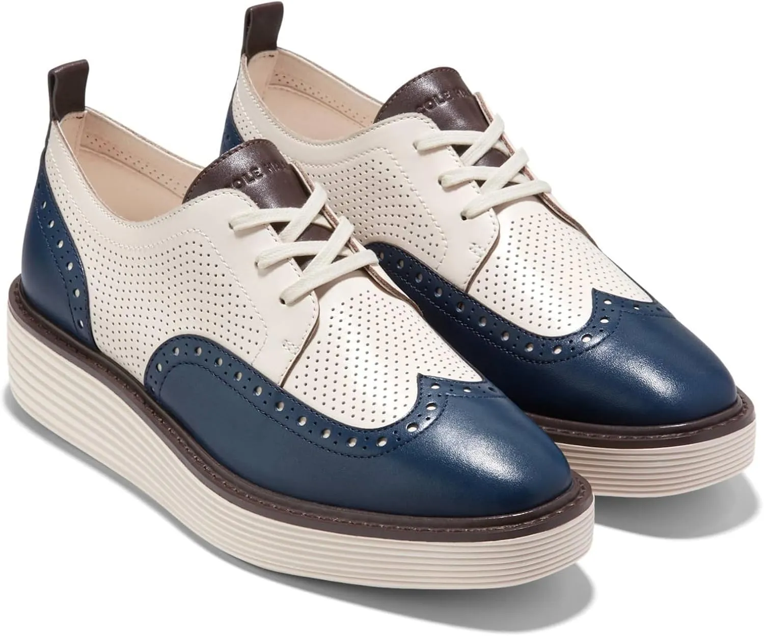 Cole Haan Women's Originalgrand Platform Wing Tip Oxford