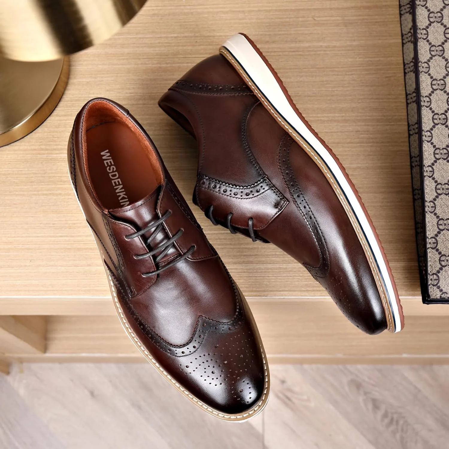 Comfort Formal Shoes for Men Wedding, Men's Oxford Shoes