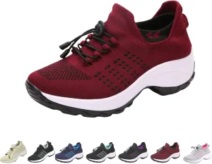 Comfort Wear Orthowear Shoes for Women, Walking Shoes,Sock Sneakers,Slip-On Breathable Mesh Trainers,Running Footwear