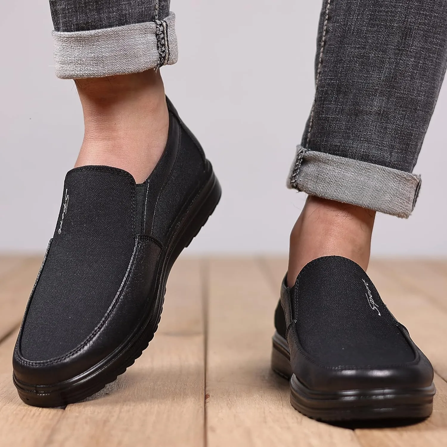 COSIDRAM Mens Loafer Casual Shoes Comfort Lightweight Driving Travel Walking Shoes for Adult Male