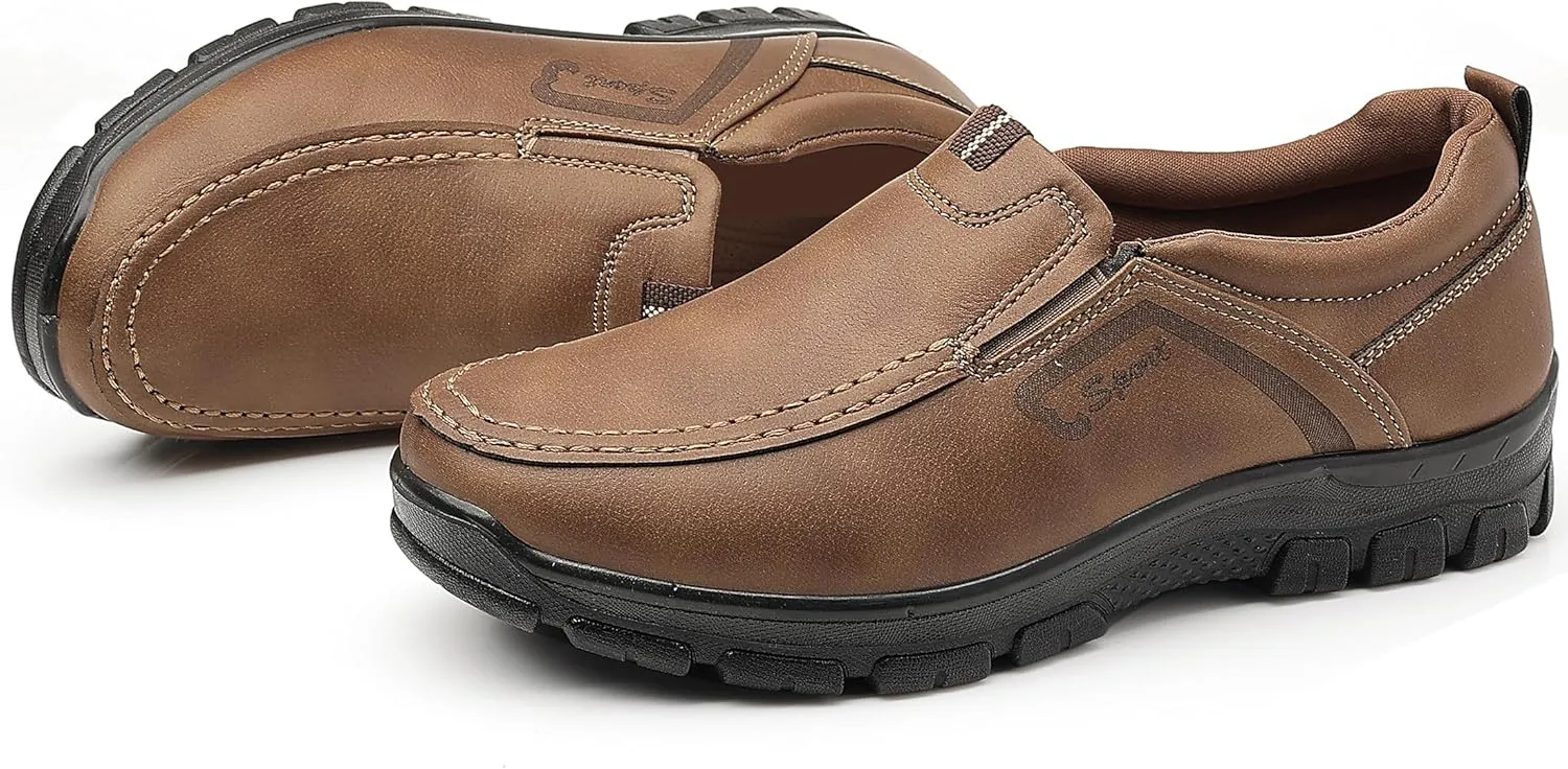 COSIDRAM Mens Loafers Slip on Shoes Casual Comfort Soft Moccasin Daily Flats Driving Walking Shoes Lightweight