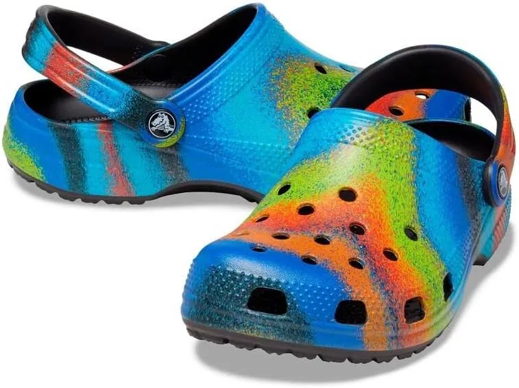 Crocs Classic Solar Rainbow Clogs