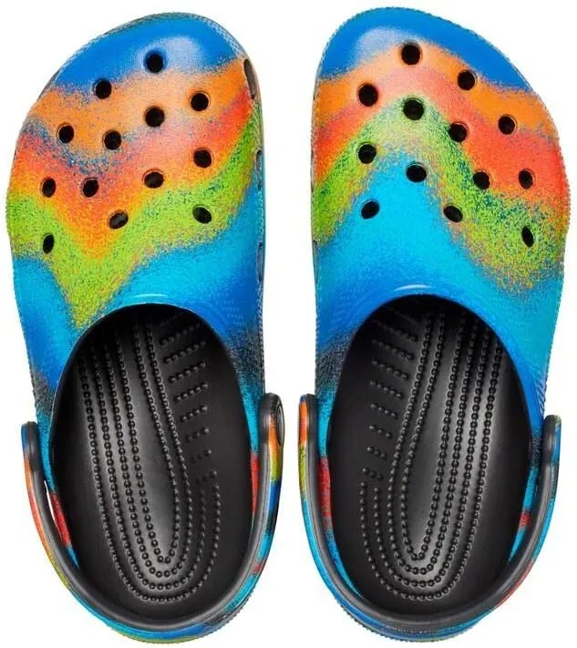 Crocs Classic Solar Rainbow Clogs